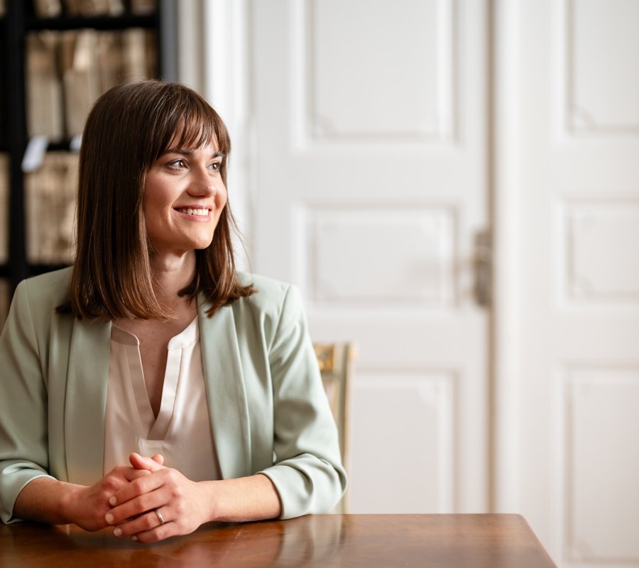 Melanie Chmieliczek, Gründerin von unserehochzeitslocation.de – ihre Vision: Hochzeitslocations helfen, online sichtbarer zu werden und mehr Anfragen zu erhalten