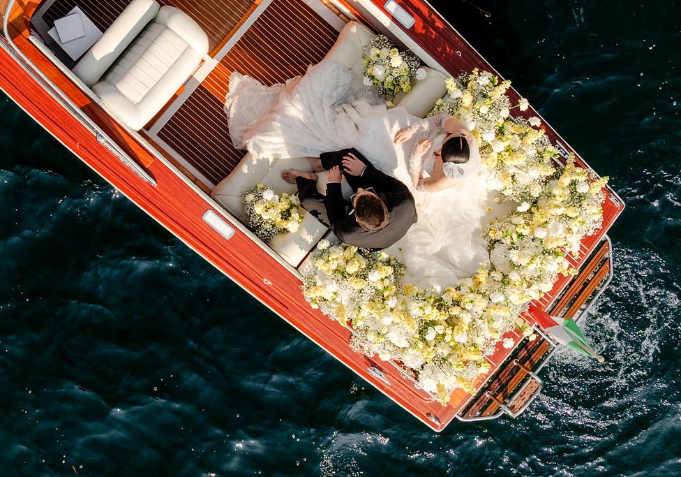 Boot auf dem Comer See.