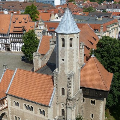 Die historische Burg Dankwarderode am Burgplatz in Braunschweig