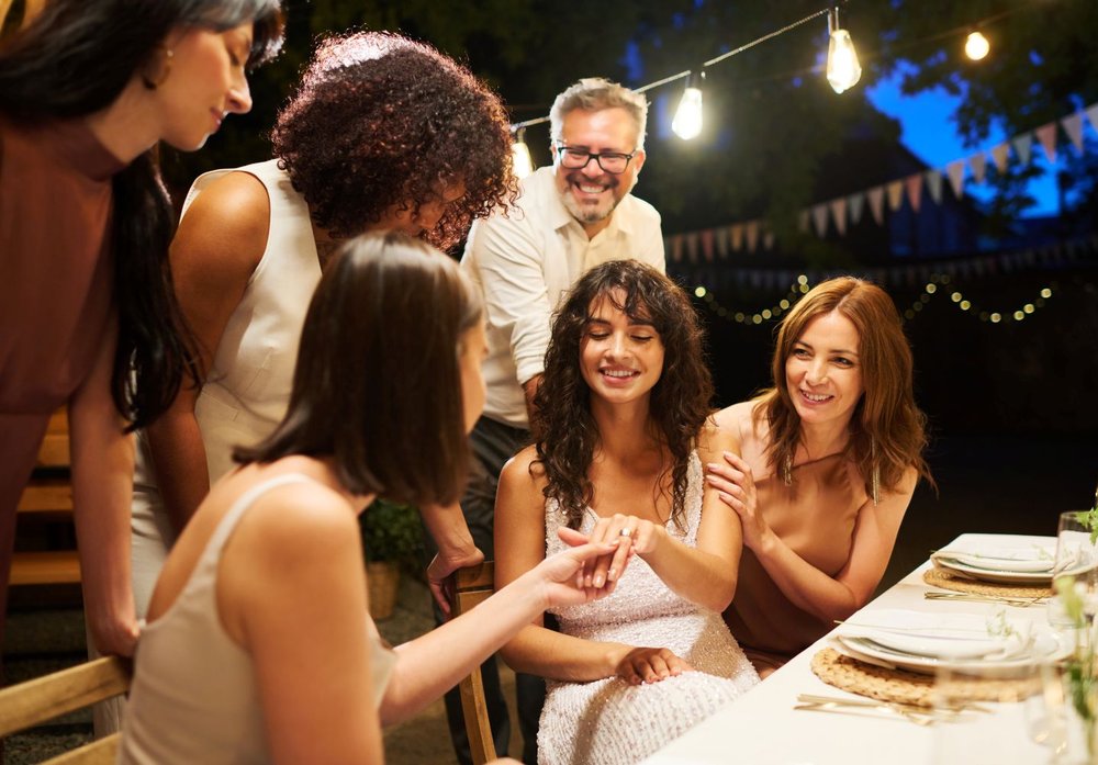 Gemeinsamer Abend beim Hochzeitswochenende
