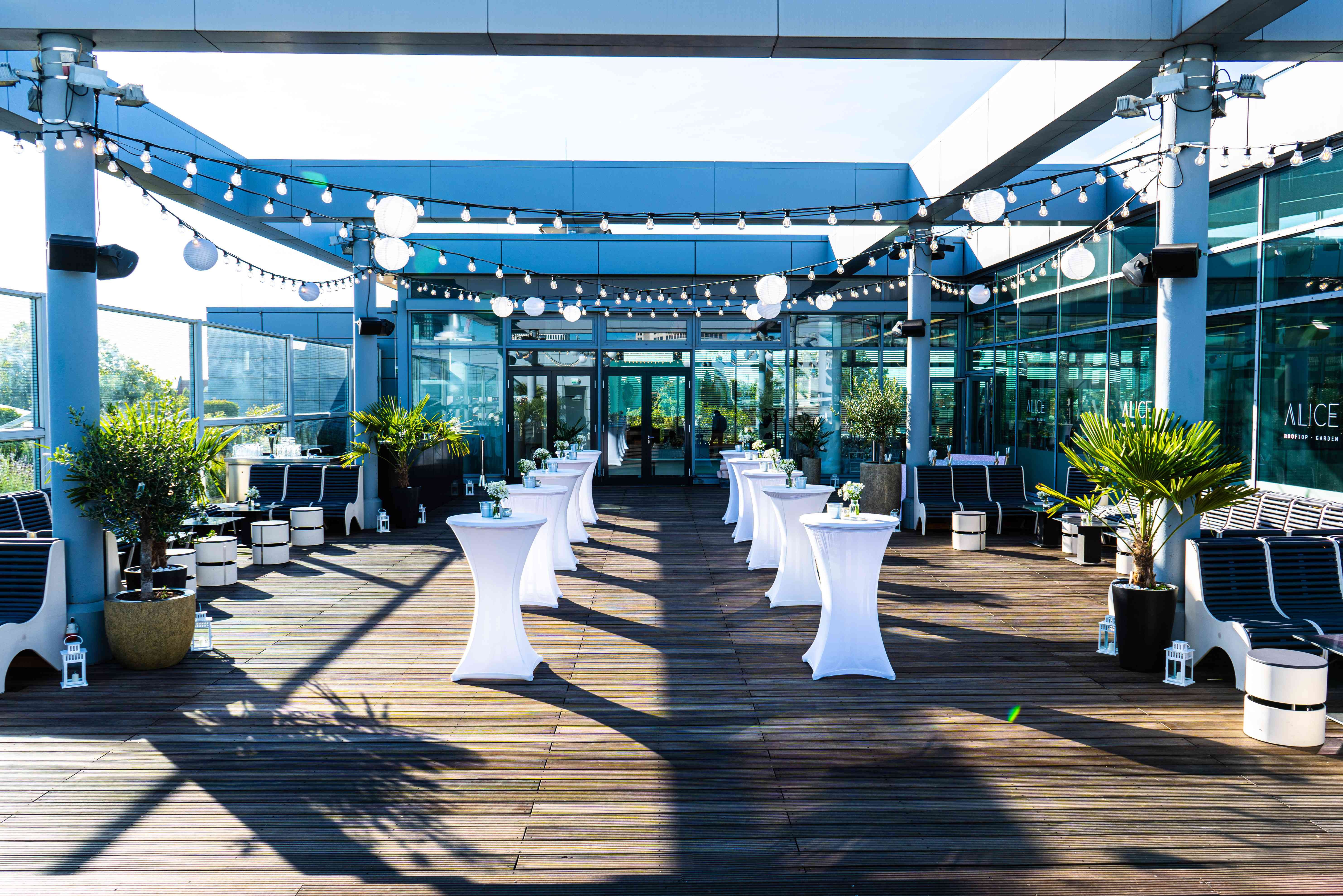 Hochzeitslocation ALICE Rooftop & Garden Berlin