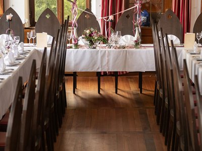 Annie Finefood auf Burg Guttenberg