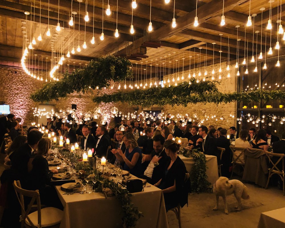 Stimmungsvolles Hochzeitsessen im Weingut BoudierKoeller in Stetten.