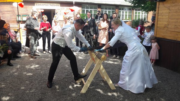Hochzeitslocation Elstertal Saloon
