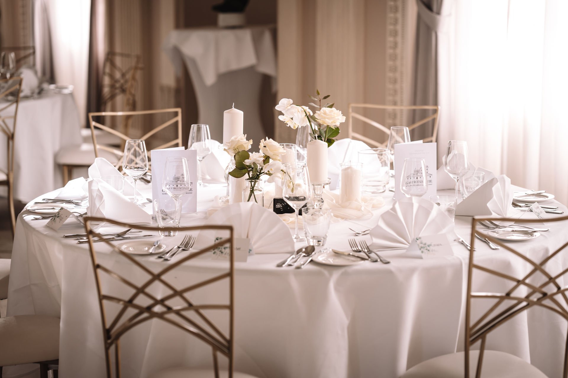 Hochzeitslocation Gastronomie im Schloss Philippsruhe