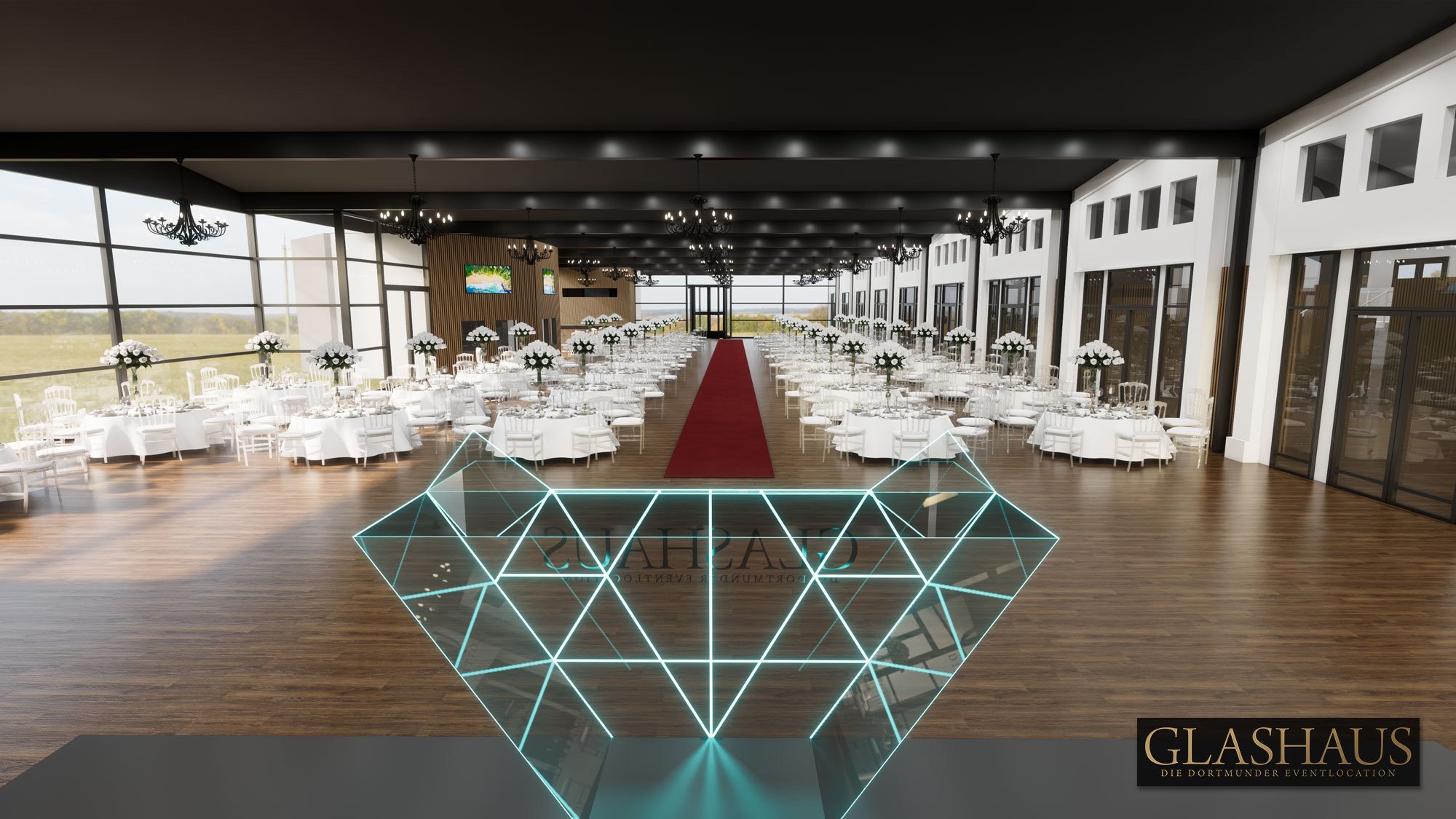 Hochzeitslocation Glashaus Dortmund