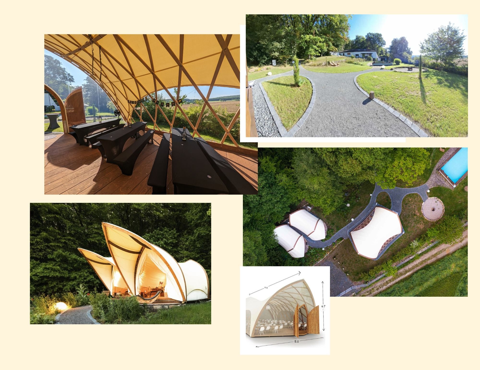 Hochzeitslocation RhodenHill mit Pool