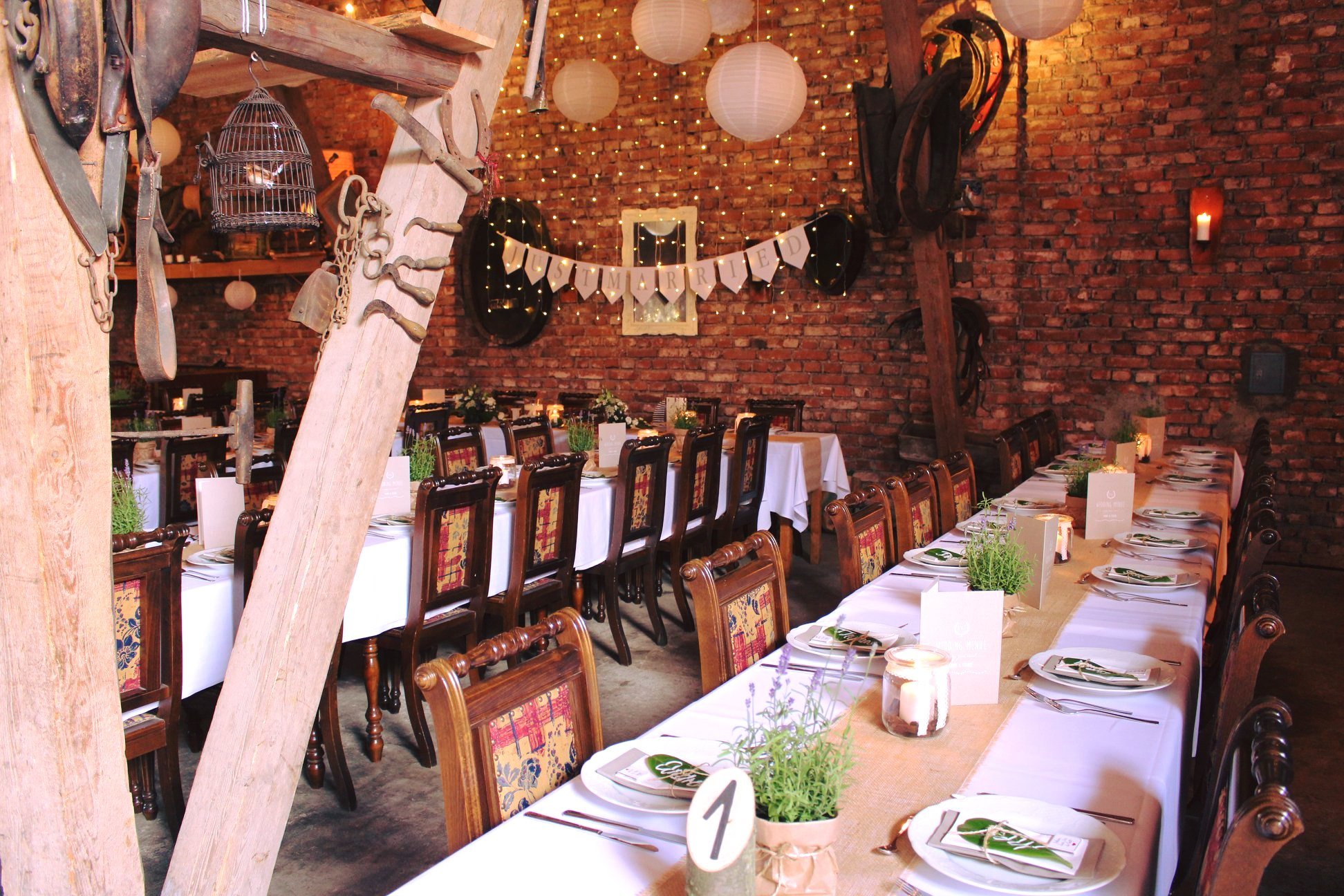 Hochzeitslocation Romantische Scheune im Weingut Leo Sauer