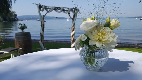 Hochzeitslocation Sekt am See