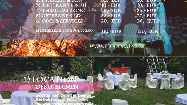 Hochzeitslocation Villa Feodora