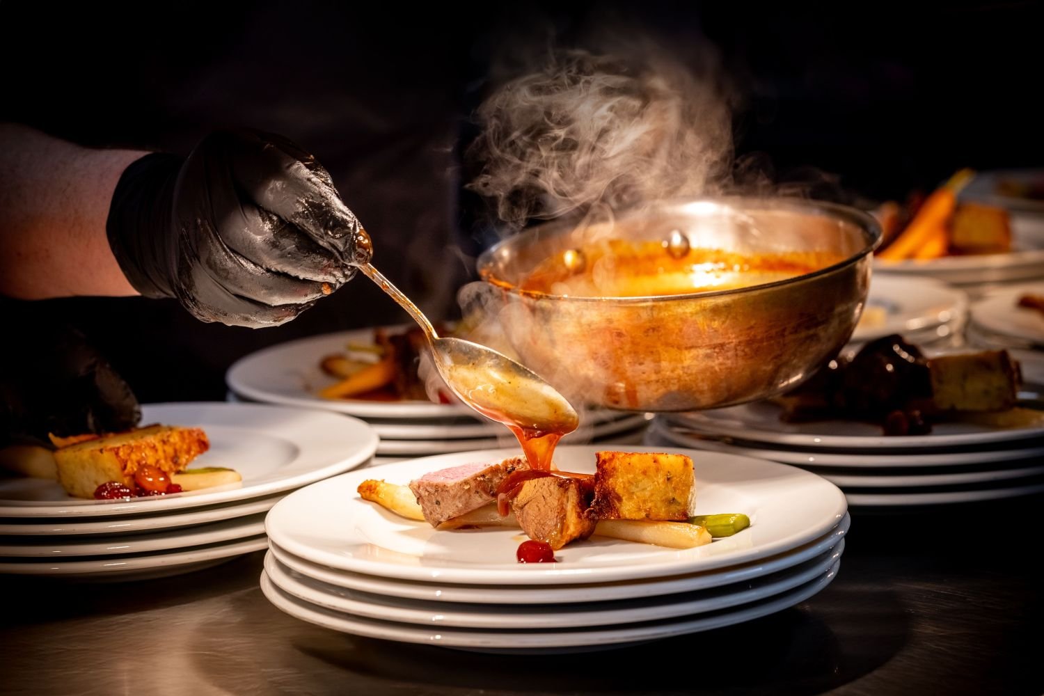 Hochzeitsmenü aus der hauseigenen Küche der Landhaus Bärenmühle