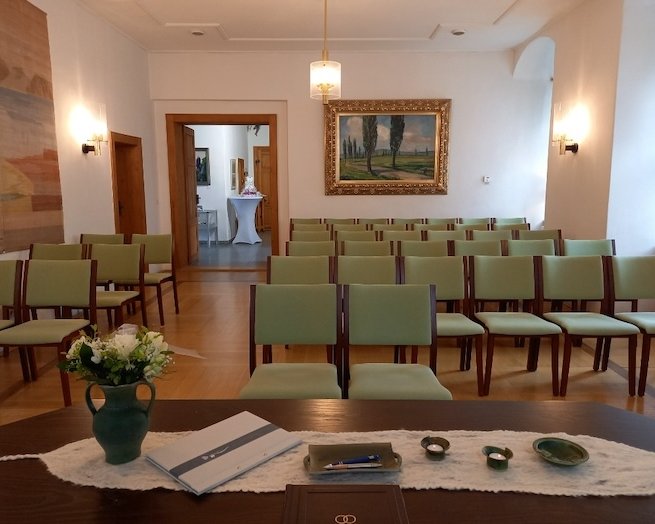 Saal und Trauort des Neuberin Museums