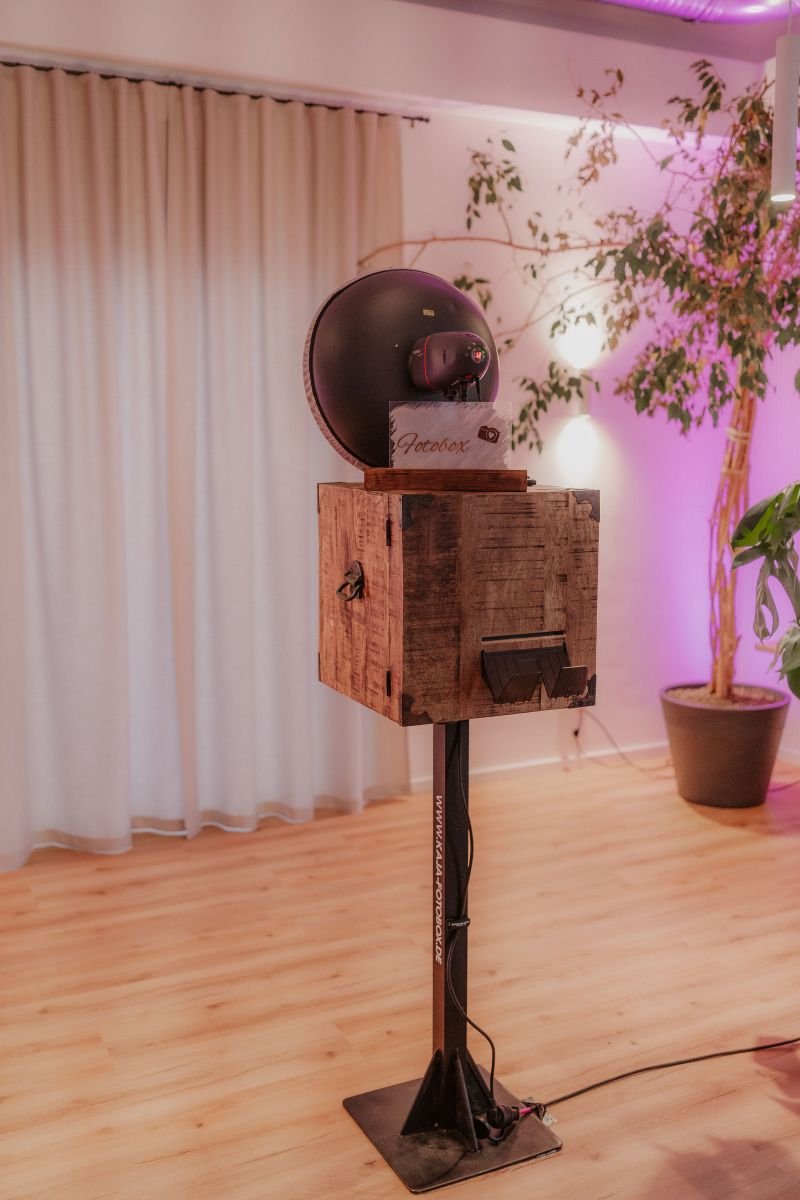 Fotobox für Hochzeiten im Reitpark Mergenthau in Kissing