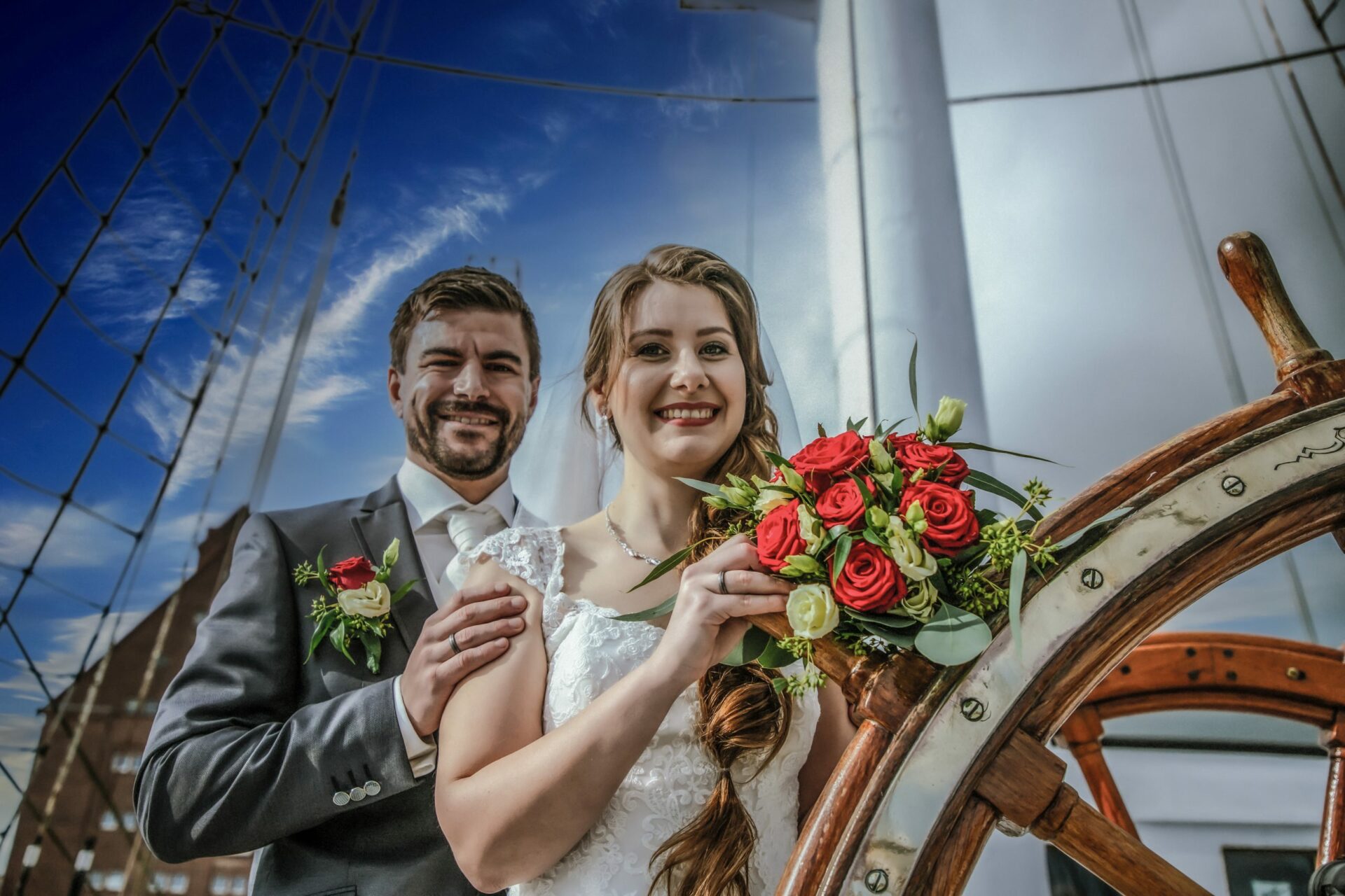 Heiraten in Stralsund auf dem ehemaligen Segelschulschiff Gorch Fock1